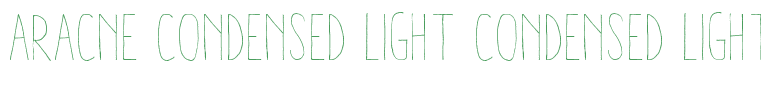 Aracne Condensed Light Condensed Light